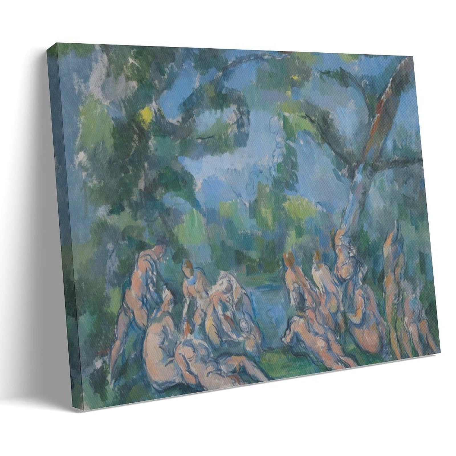generisch Paul Cezanne- The BathersModernas Impresiones en Lienzo, Cuadros Decorativos Para Habitación de Niños o Niñas, Murales Para Sala De Estar Y Pinturas Con Motivos Festivos20x30 Pulgadas