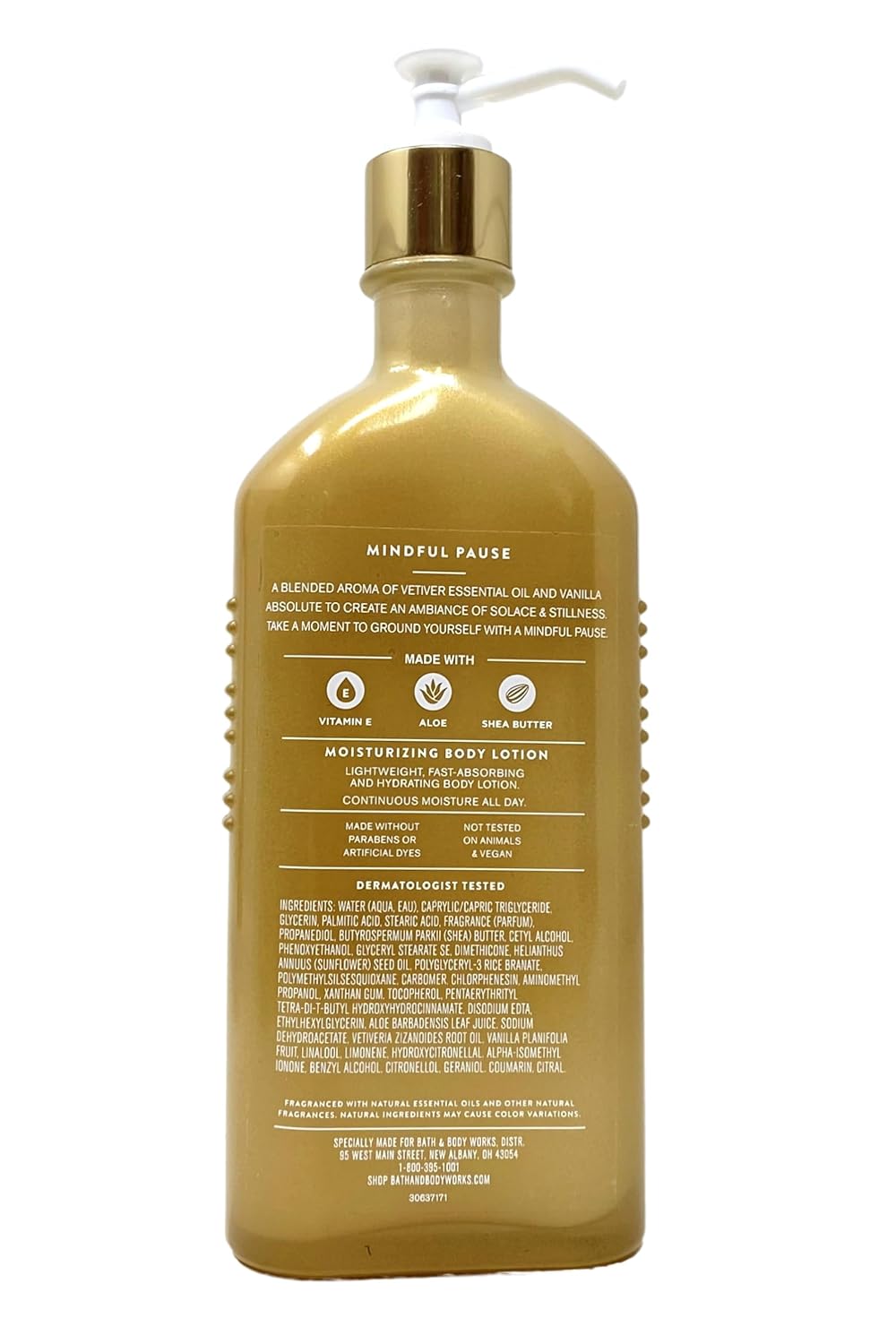 Bath & Body Works Aroma Mindful Pause Vetiver & Vanilla 2 Pack Body Lotion Value Pack with a Natural Oats Bar Soap - Full Size