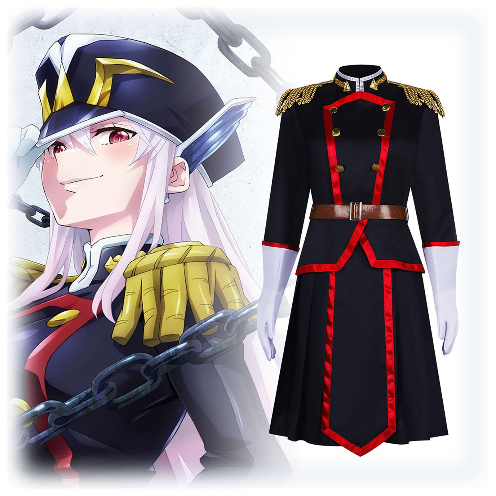Amazon | 魔都精兵のスレイブ コスプレ 衣装 羽前京香 制服 魔防隊七