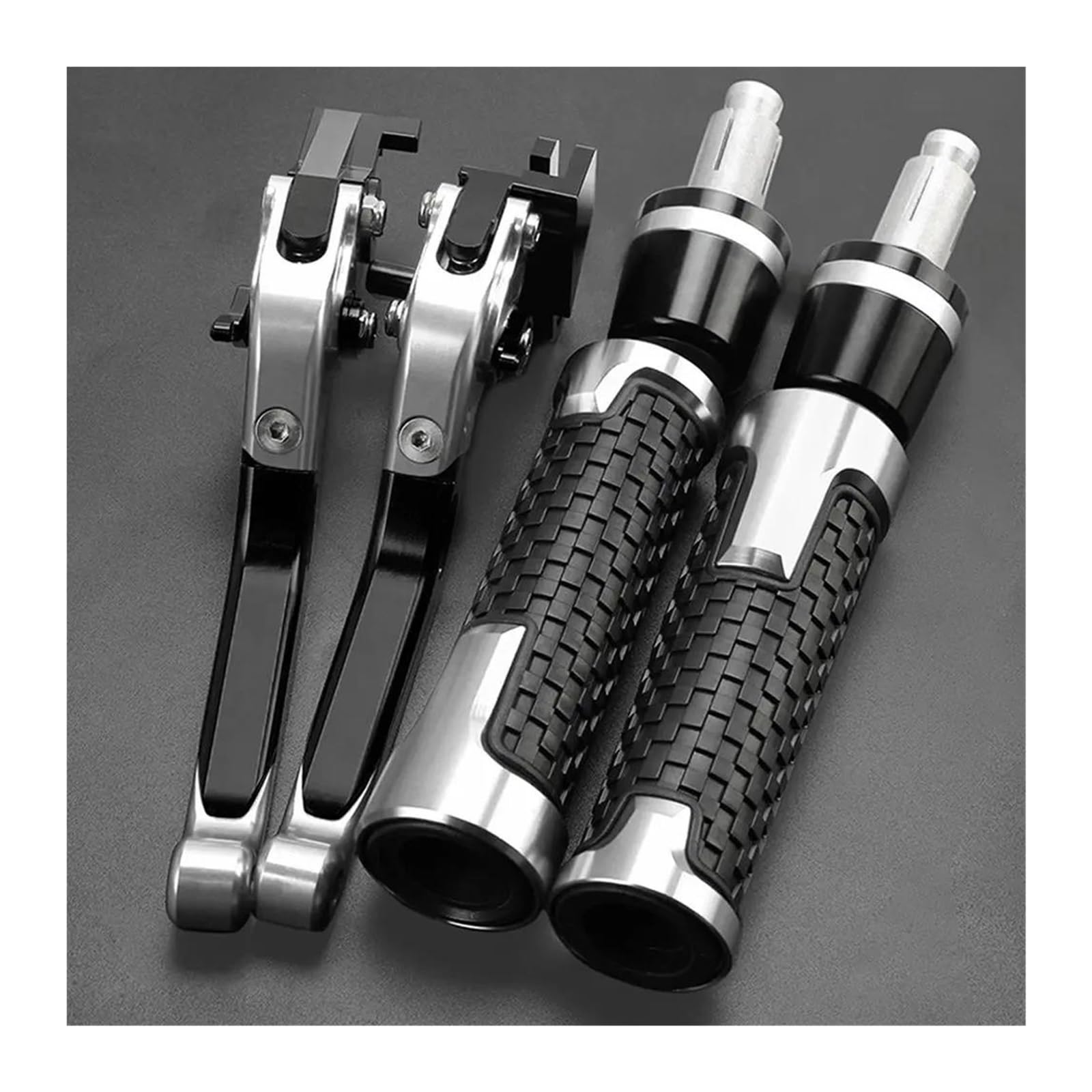 Cwziwoyji H Fit For Suzuki Sv650 1999-2012 Motorcycle Accessories Adjustable Brake Clutc Levers Andlebar Grips(H)