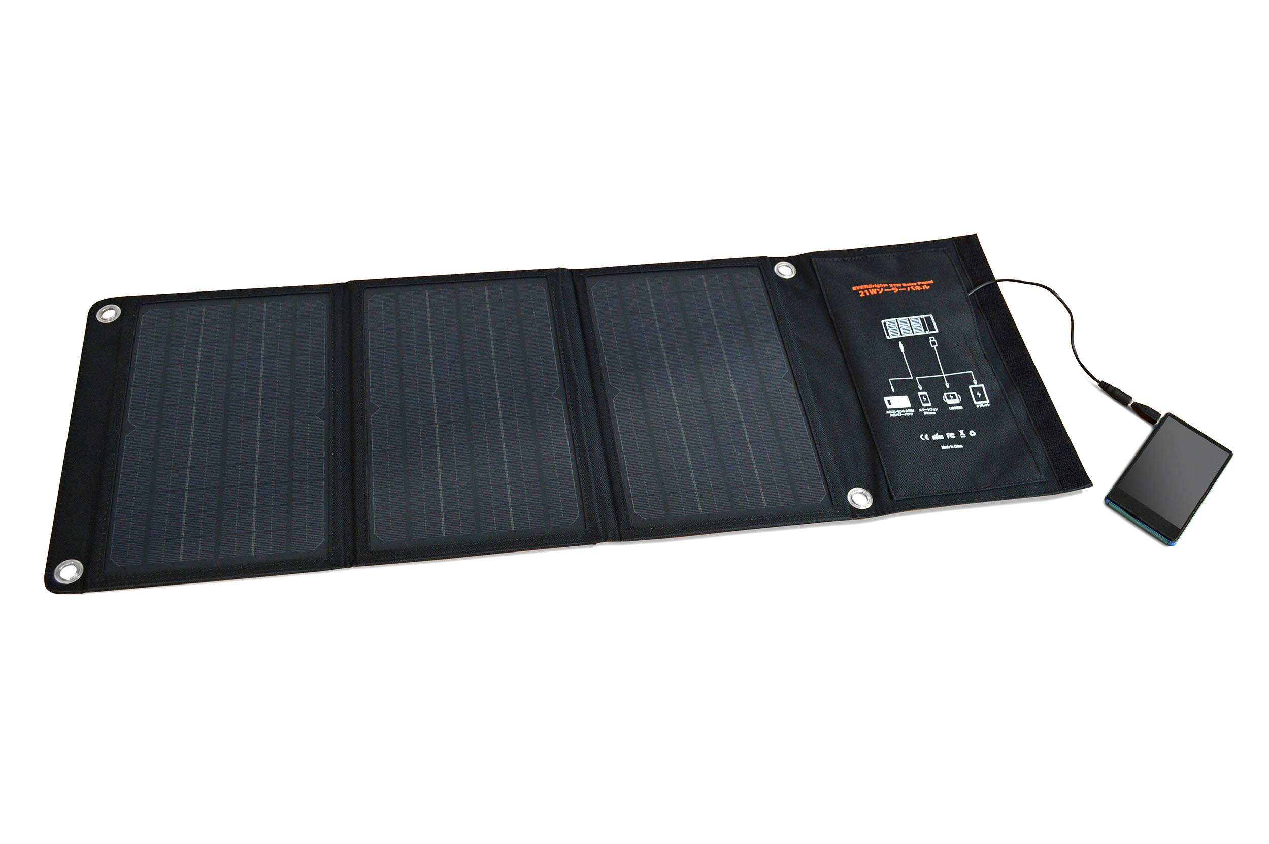 Amazon.co.jp: メテックス EVERBright 21W ソーラーパネル(ポケット