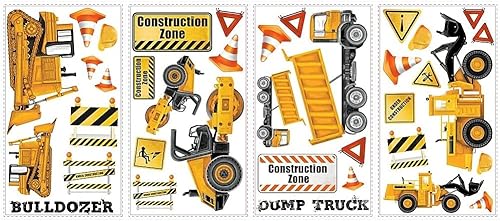 RoomMates RMK2330SCS - Calcomanías de pared para camiones de construcción