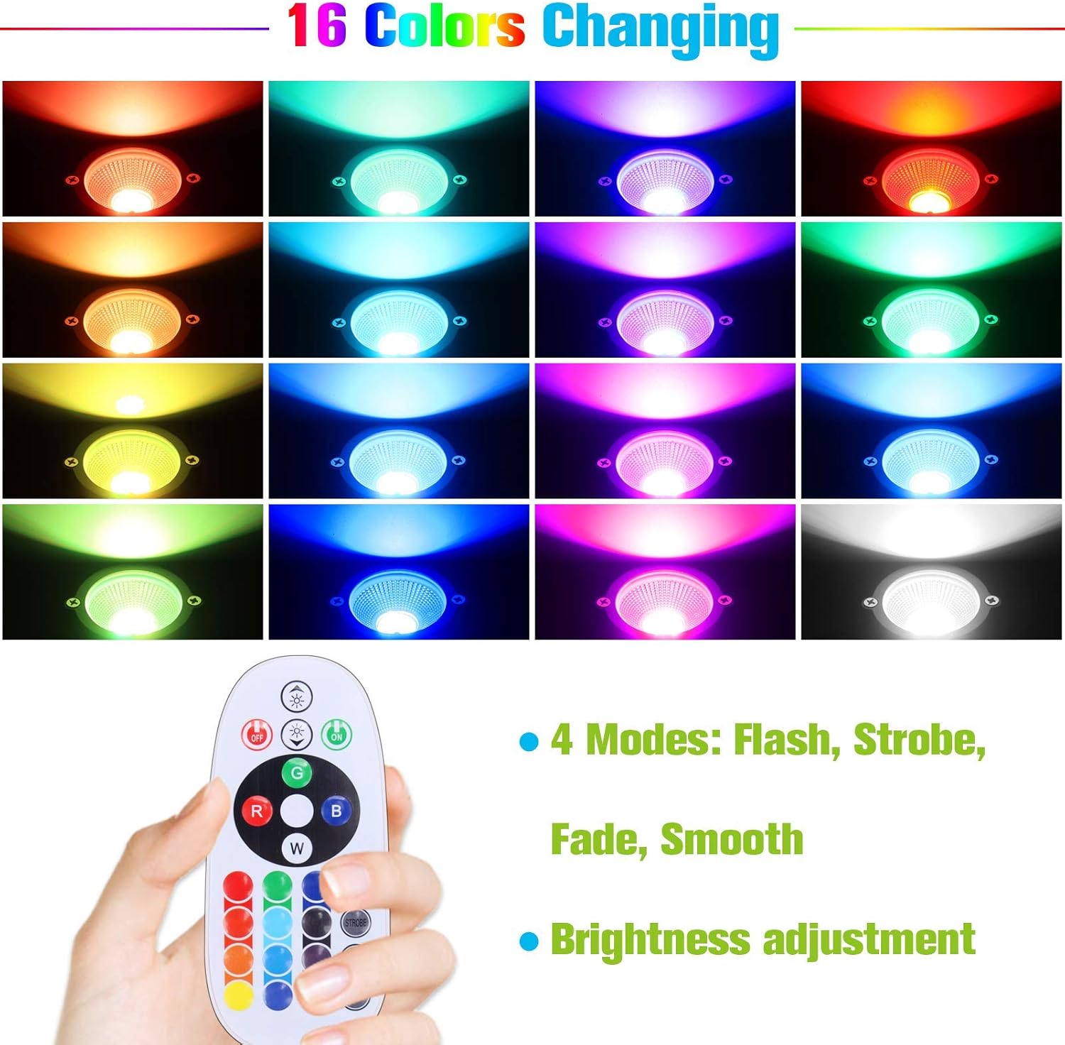 VOLISUN RGB Remote Control Landscape Lights 4 Pack Philippines Ubuy