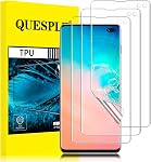 [2Set 4PCS] for Samsung Galaxy Z Flip 6 Screen Protector, 2 Pack Inner Flexible TPU Film+2 Pack Back Tempered Glass Screen Protector with Alignment Tool, Self-Healing, Scratch Resistant