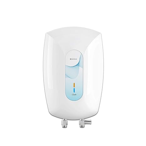 Havells Carlo 3 Litre Instant Water Heater (White Blue), Vertical Mounting