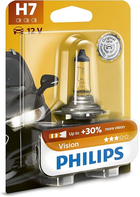 Philips 0730025 Żarówka Samochodowa, Wielokolorowy, 12V, 55W