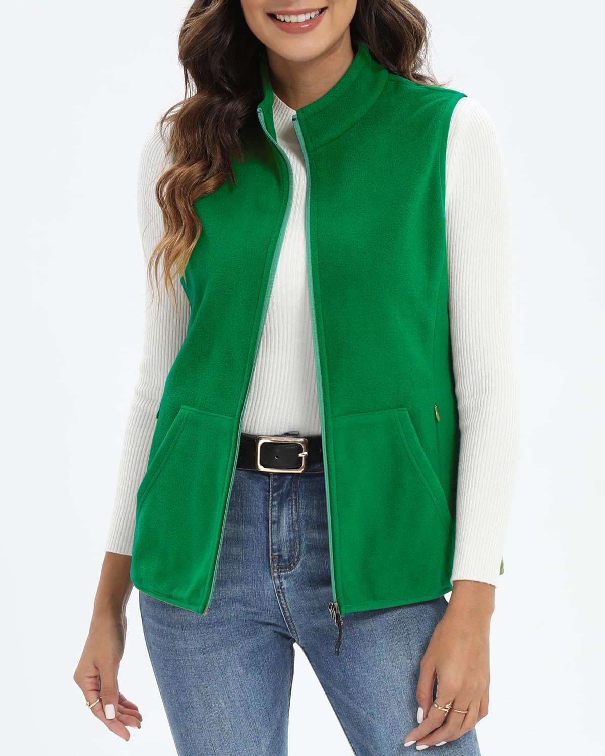 Xeoxarel Women's Fleece Vest with 6 Pockets (XS-2XL) - Image 6