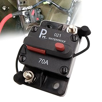 parts PTT 70 Amp / 12V- 48VDC Circuit Breaker is WATERPROOF and Ignition Protected.Meet S.A.E. J1625