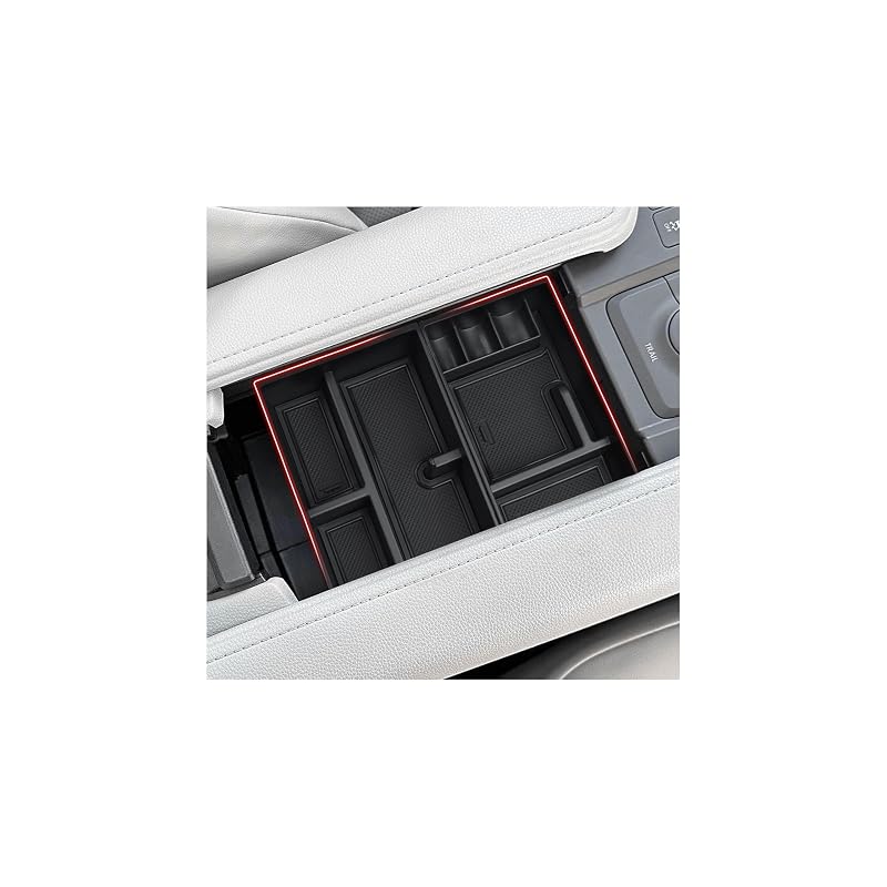Organizador de Console Central Autorder para Toyota Grand Highlander 2024–2025 LE, XLE, Limited, Platinum e Nightshade Hybrid, ABS, Kit com 2 peças