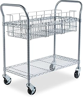 Safco XL Wire Mail Cart