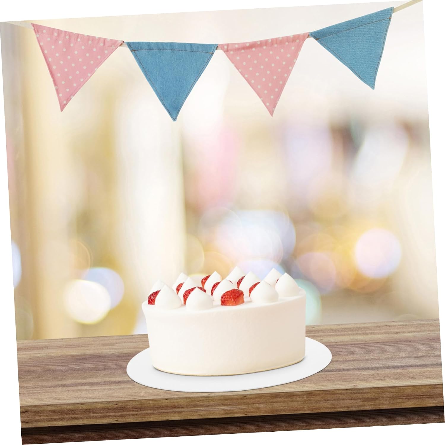 STOBAZA 12pcs Thickened Round Cake Base Board Disposable Cardboard Circle for Birthday Wedding and Dessert Display Sturdy Support and Cakes
