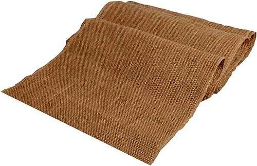 Miniatura 5 de Rollo de pasillo a granel: comedor de fiesta, plantas que envuelven caminos de arpillera de 14 pulgadas de ancho x 100 yardas de largo, bordes