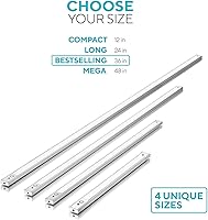 Vista 4 de phonar Lámparas LED de iluminación debajo del gabinete de 48 pulgadas para cocina y armario, luz LED para mostrador con enchufe, iluminación LED