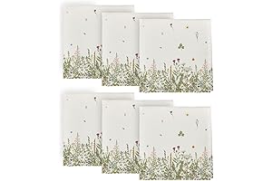 Horaldaily Spring/Summer Floral Cloth Napkins