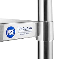 Vista 21 de Tabla de cocina Grindmann de acero inoxidable - 72'' x 24 in.