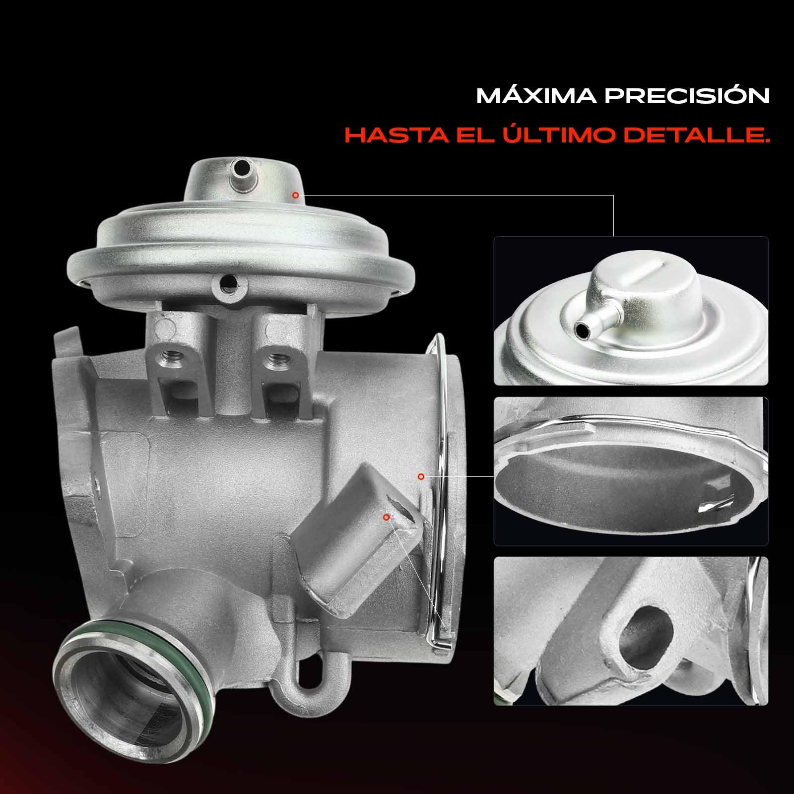 Frankberg Válvula EGR Diesel Compatible con Clase E W210 2.2L Clase E PlataForma/Chasis VF210 2.7L Clase C T-Model S203 2.7L Clase E T-Model S210 2.7L Clase C T-Model S203 2.2L Replace# A6110900754