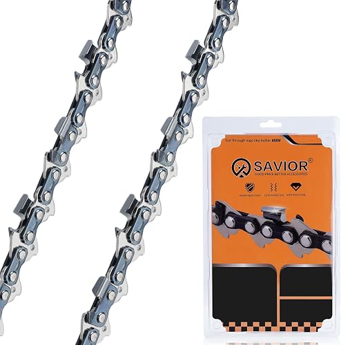 2 Chaînes de Tronçonneuse .325" 72 maillons 1,3 mm 45 cm Savior