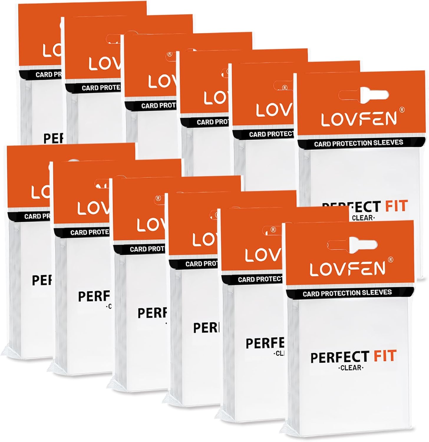 1200ct Soft Card Sleeves 2.6”x3.6“ Clear Penny Sleeve for Trading Cards Plastic Protective Cover Fit for MTG Baseball Football Sports Game Cards