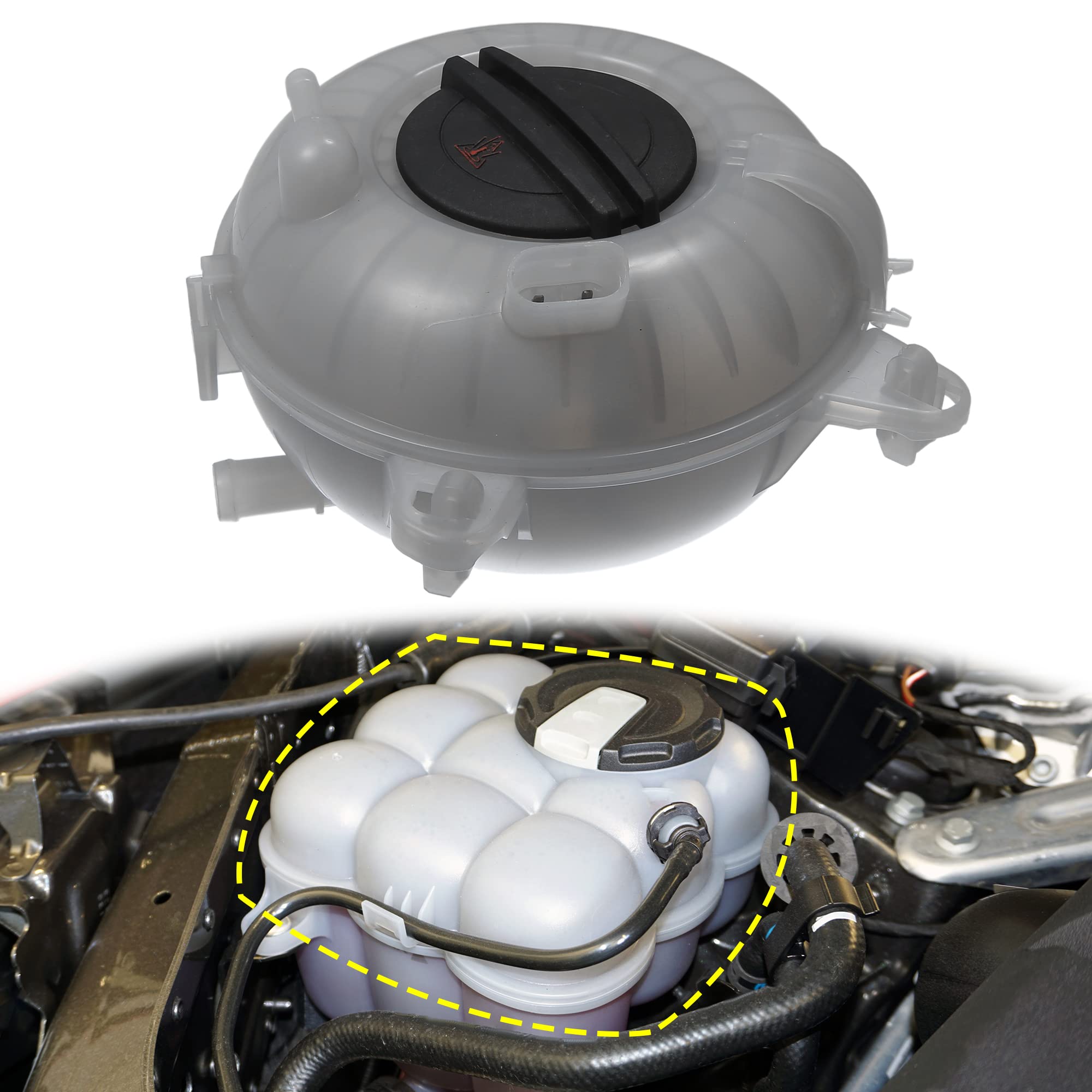 ラジエーター エクスパンションタンク Compatible With A3 8V1