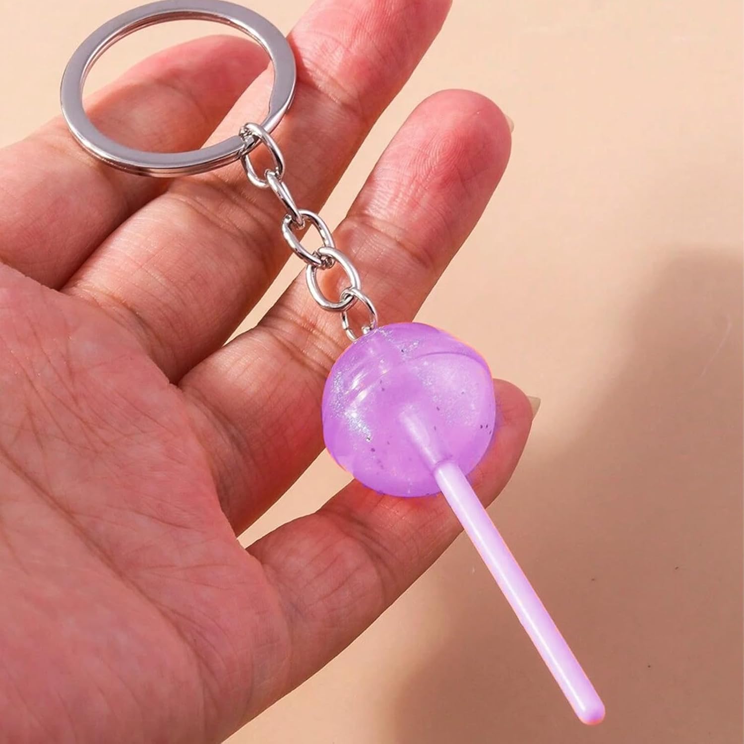 Angyape Bag Charms Purse Charms for Handbags Cute Funny Mini Lollipop Keychain Car Key Chain Accessories Gifts for Women - Image 2