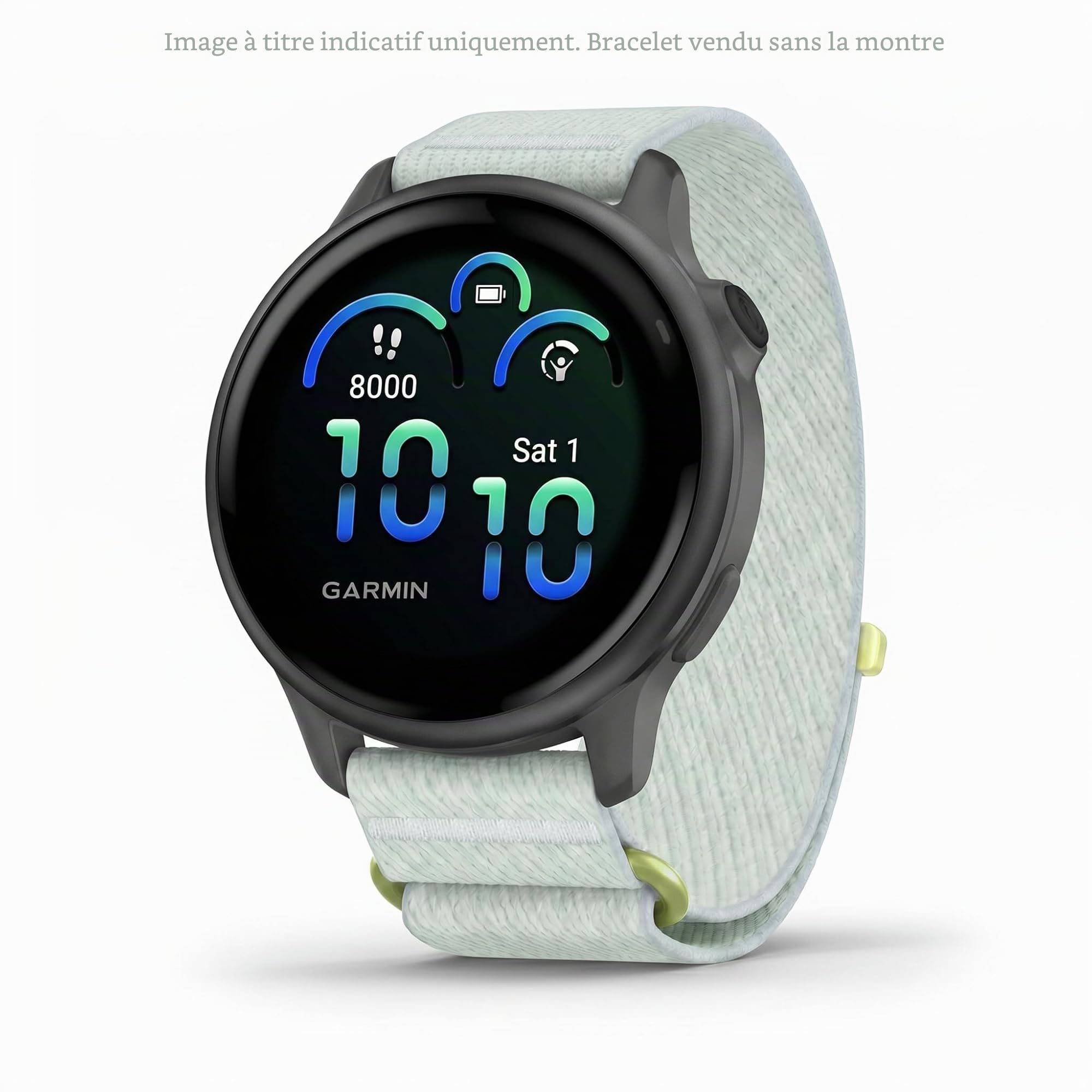 Garmin Official Quick Release Bands (20mm), suitable for selected Forerunner-,Venu-, vívomove-,vívoactive and Approach smartwatch series, Original accessory