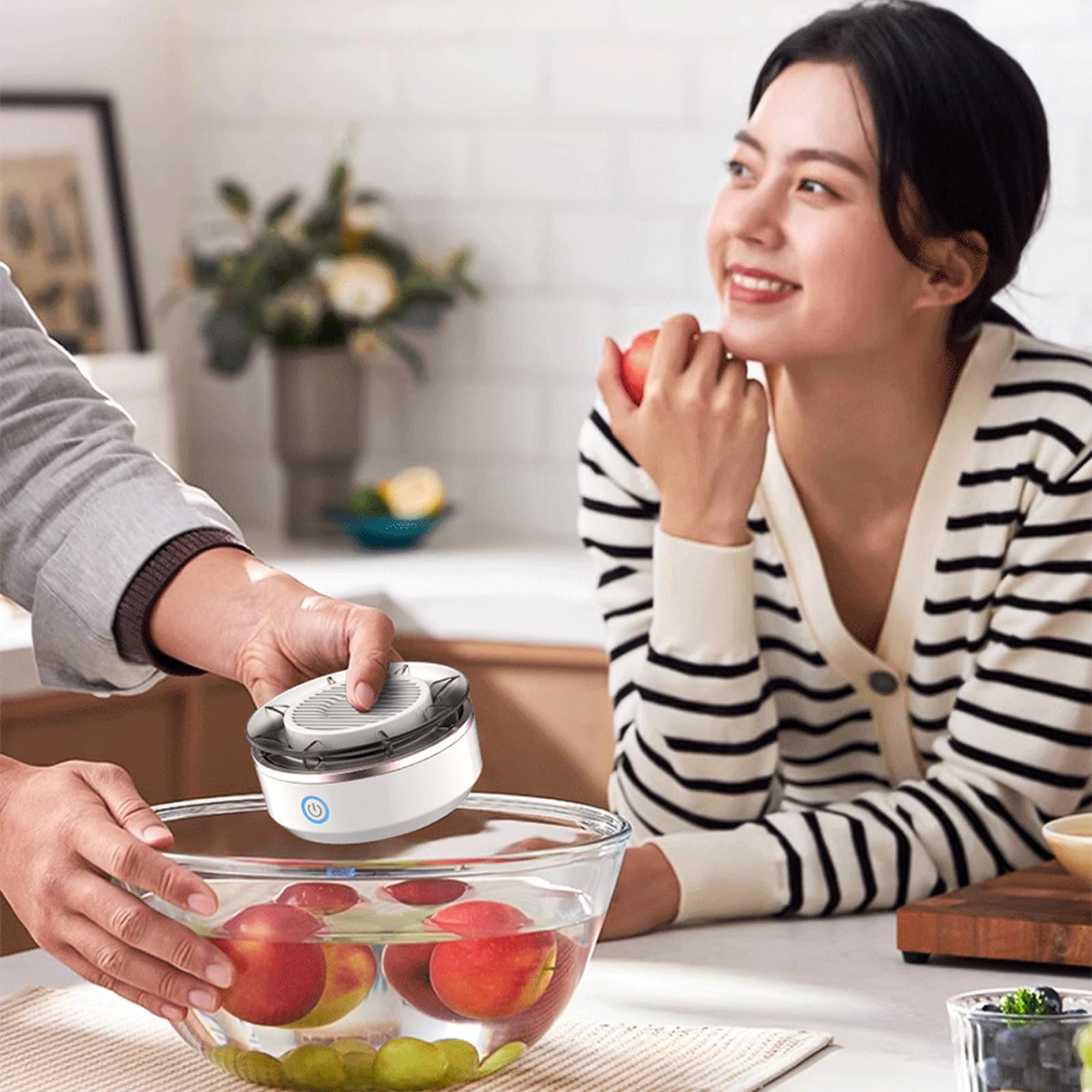 Ricaricabile Automatico Vegetale Rondella Famiglia Frutta e Verdura Cleaner Dispositivo di Lavaggio per la Casa Cucina Purificatori