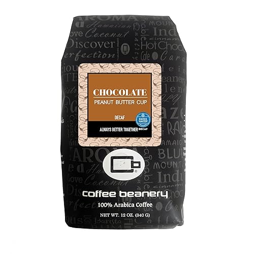 Vista 25 de Coffee Beanery Café con sabor a cereza negra, proceso de agua suiza descafeinado – 100% café arábica especial – bolsa de 12 onzas (grano entero)