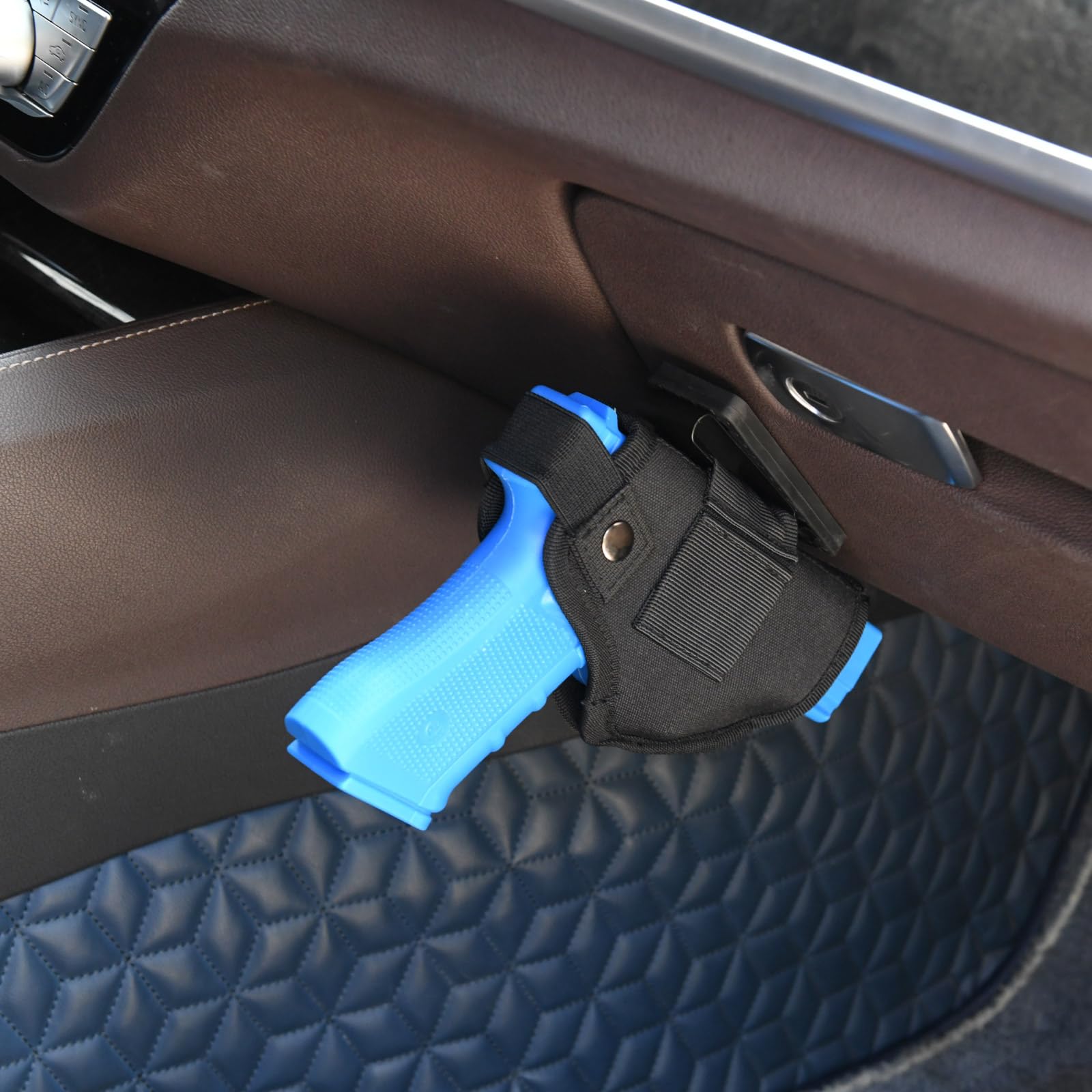 Magnetic Gun Mount Holsters for Car,Truck,Desk,Wall.Gun Holder,Concealed Gun Magnet for Vehicle,Fits Glock,M&P Shield Pistols Rack.Right/Left-Handed for Men/Women