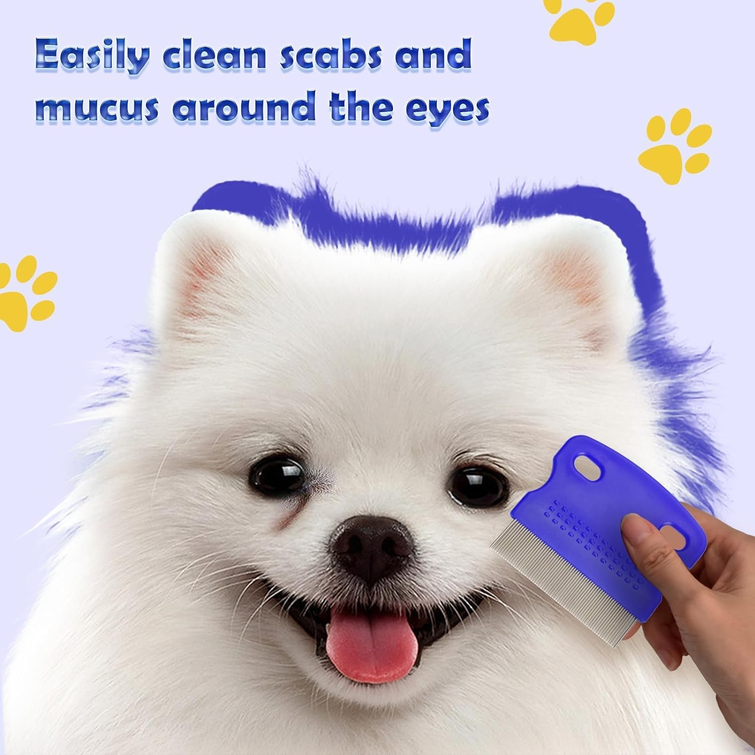 4-Pack Flea & Nit Comb, Double Sided Metal Teeth Comb for Head Lice & Tick Treatment, Suitable for Kids, Pets & Adults 7 71kdFGEGFeL. AC SL1500