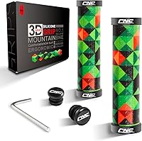 Vista 10 de CNC Empuñaduras de manillar de bicicleta, diseño de empuñaduras de silicona MTB, empuñaduras de gel para bicicleta de montaña/BMX/bicicleta.