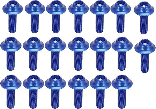 Miniatura 5 de AnXin Kit de pernos de carenado de motocicleta 116 piezas sujetadores tornillos CNC universal para GSXR 600 750 1000 YZF R6 R3 R1 MT03 MT-03 MT07