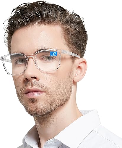 Miniatura 7 de OCCI CHIARI Lentes de lectura con bloqueo de luz azul para hombres XL cómodos