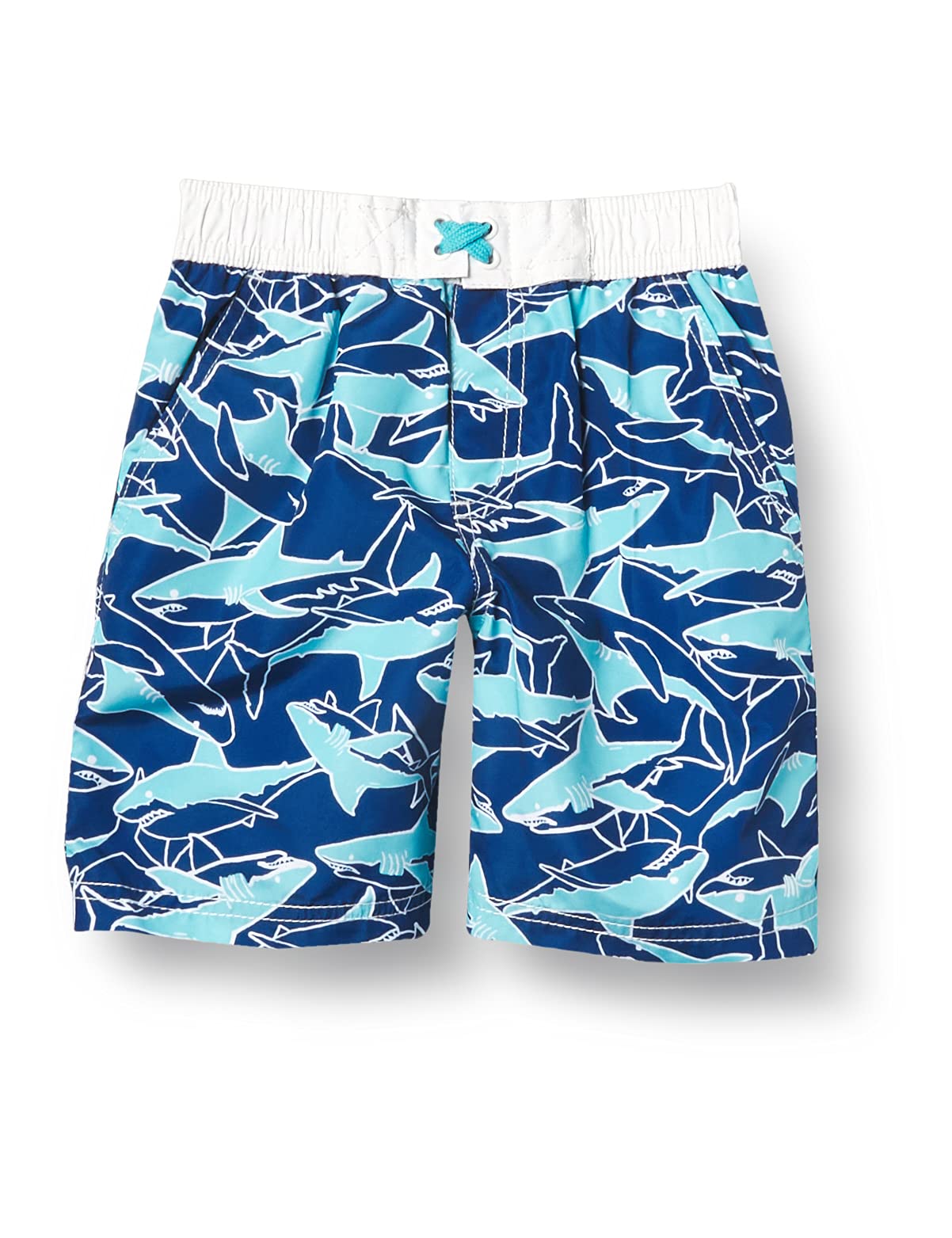 iXtremeBoys' Printed Swim Trunks, Navy, 8