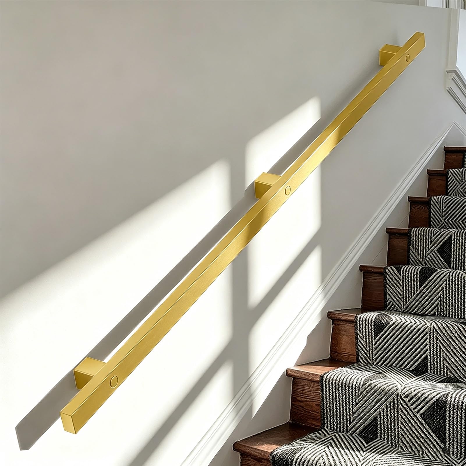 1FT - 20FT Staircases Railing Handrails for Indoor Outdoor Steps
