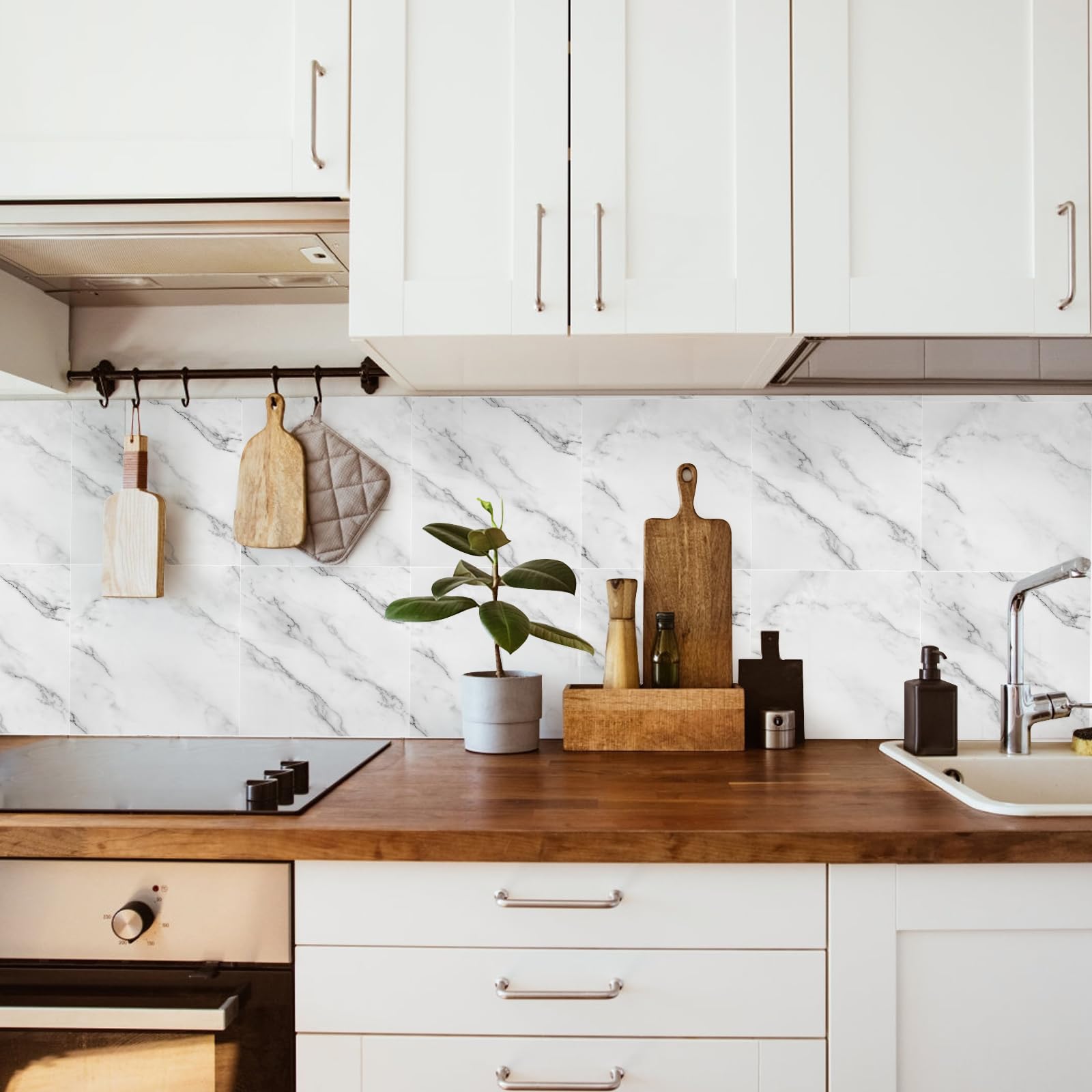Alened Pegatinas para azulejos de mármol para pared