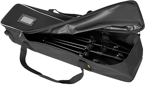 Miniatura 6 de Bolsa de trípode multifuncional de 32 x 7 x 7 pulgadas  31.9 x 7.1 x 7.1 in resistente trípode con asa para luces, altavoces, cámaras, plumas,