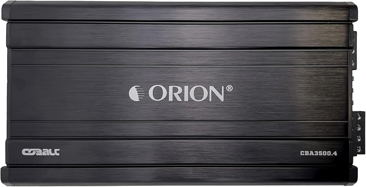 Orion Cobalt Series CBA3500.4 High Efficiency 4-Channel Class A/B Amplifier for Car Audio Stereo - 3500W Max, 500W RMS, 2/4 Ohm Stable, Adjustable Low/High Pass, Bass Boost, MOSFET Power Supply