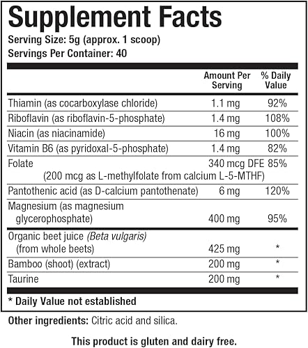 Miniatura 2 de Biotics Research Acti-Mag Pure - Polvo de glicerofosfato de magnesio premium (400 mg) - Fórmula en polvo pura sin sabor fácil de mezclar