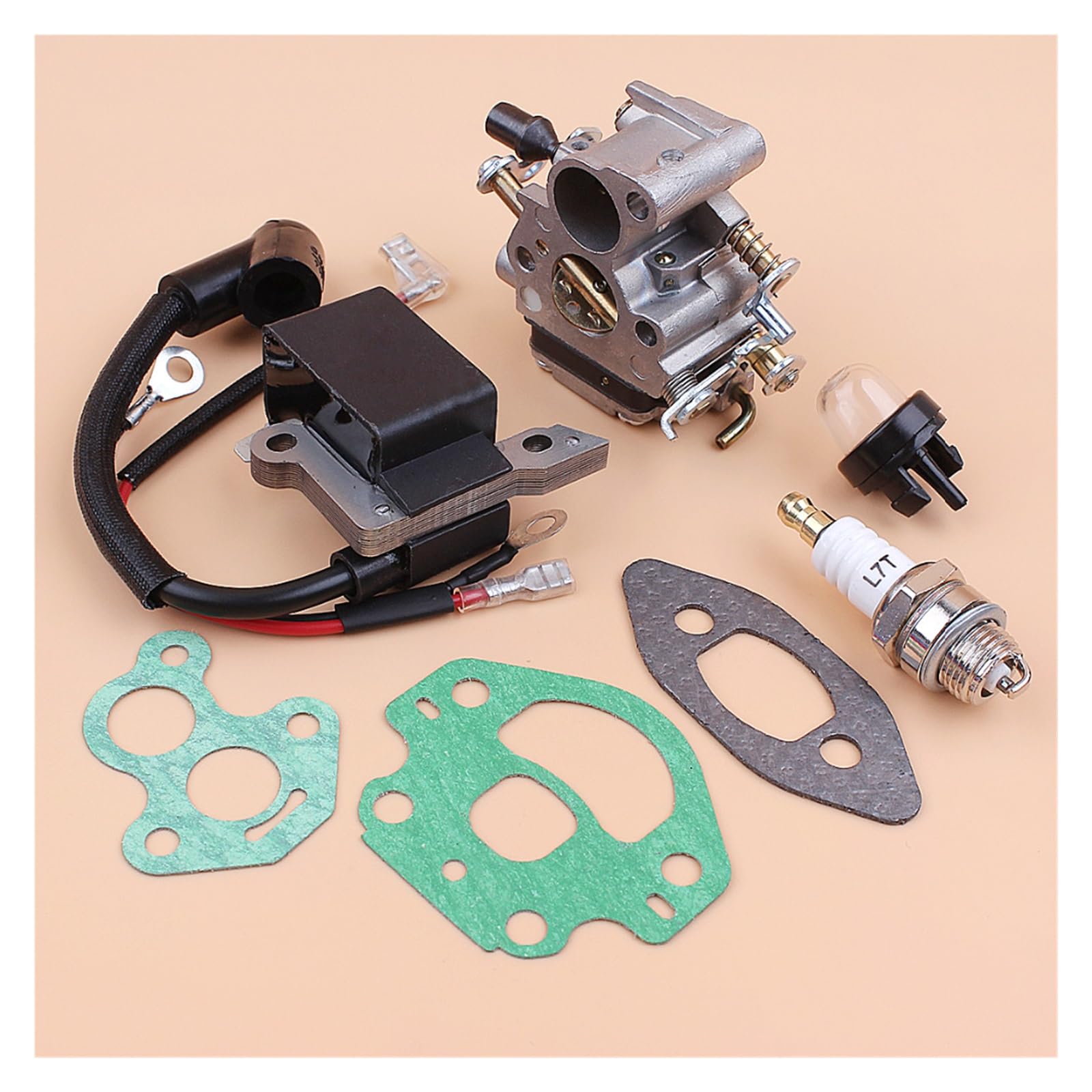 1 Juego de módulo de bobina de encendido de carburador, Kit magnético apto for H 240 236 235, piezas de motosierra for Zama C1T-W33 Carb