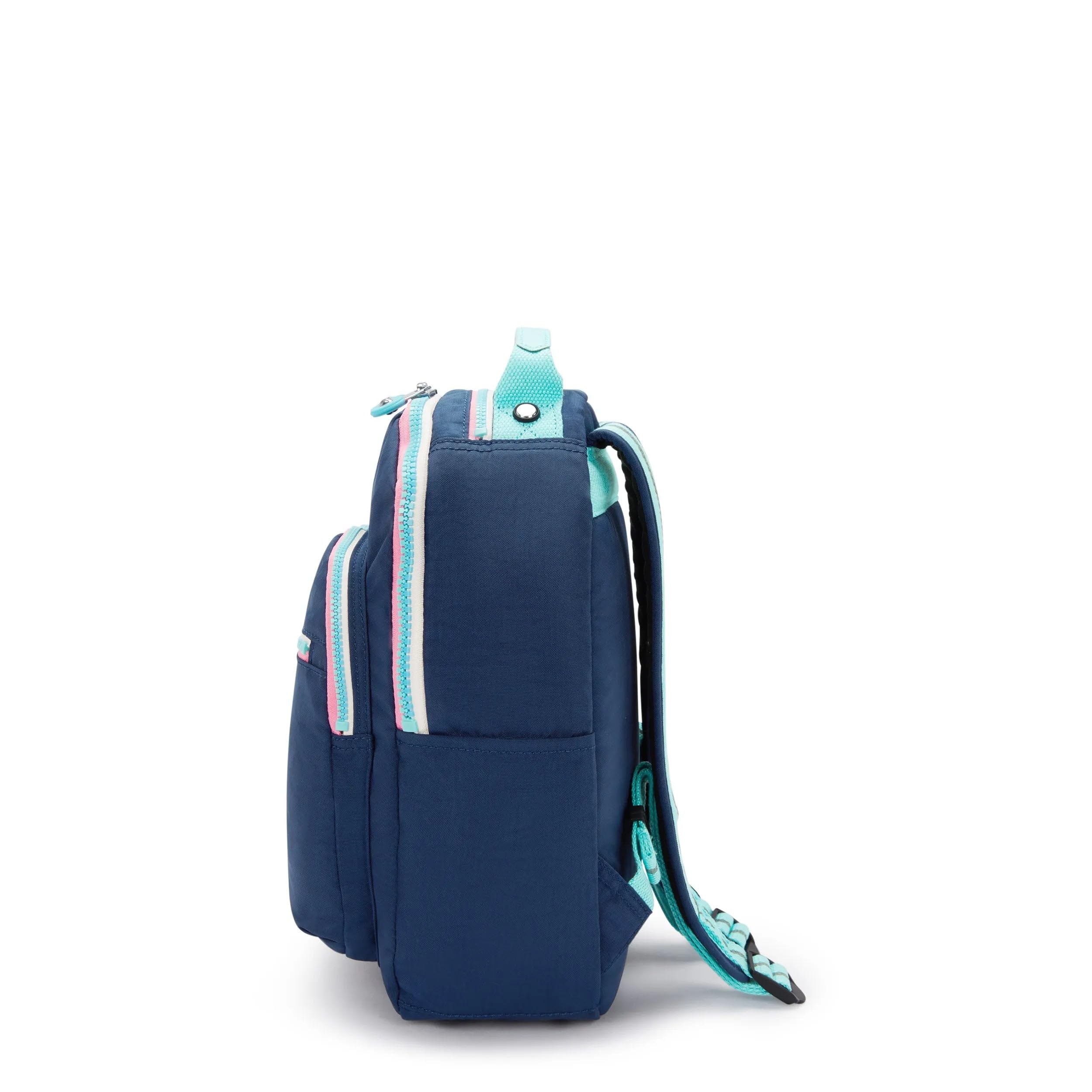 Kipling Mochila Seoul S BTS para mujer, Resort Navy, 10''L x 13.75''H x 6.25''D, Kipling Mochila Seoul S Bts para mujer