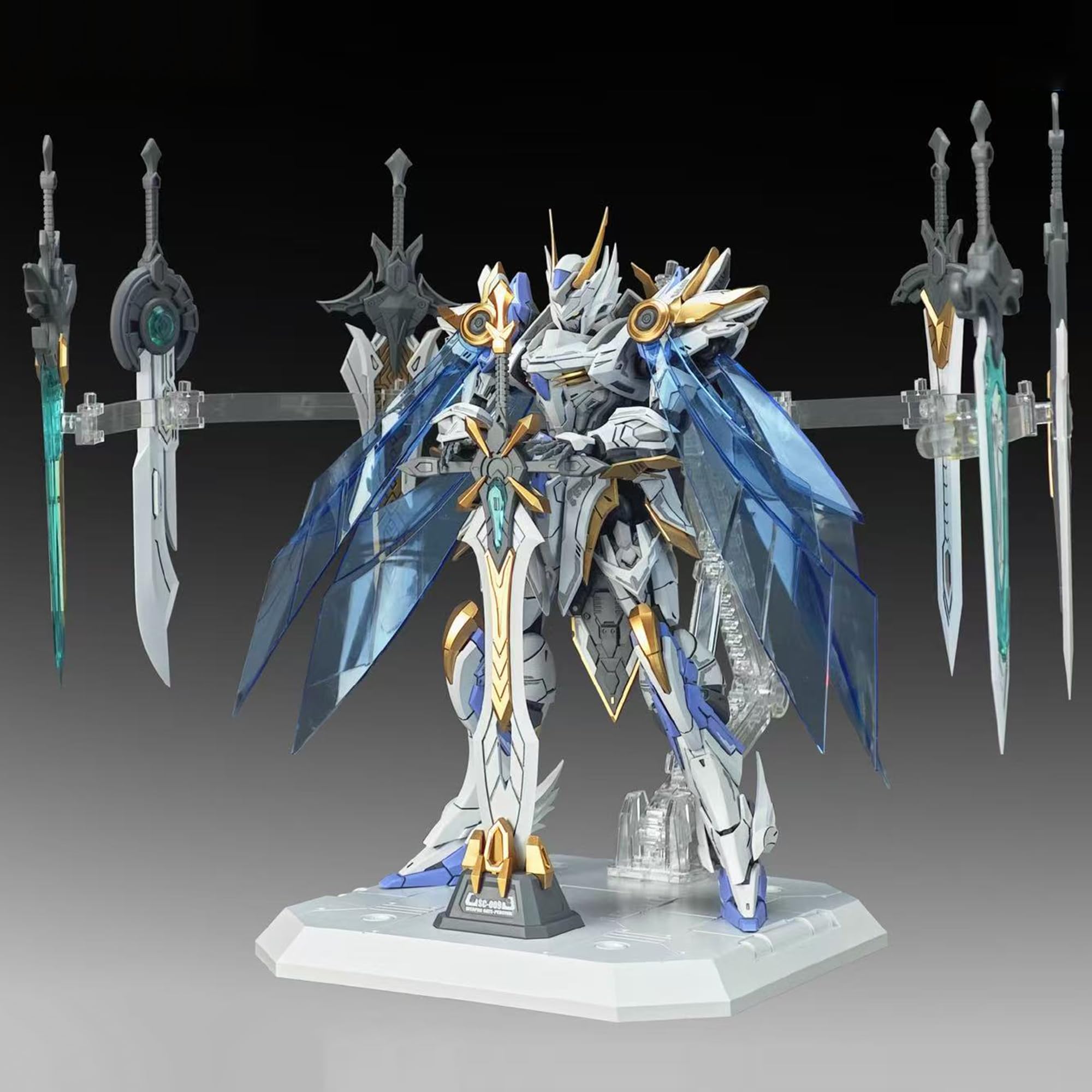 SNAA 1/144 Model Kit Mech - The Round Table Knights Divine Invoker Percival - 6.3''/Mecha Model Kit Articulated Figures Assembled Mode,Age 15 and Above