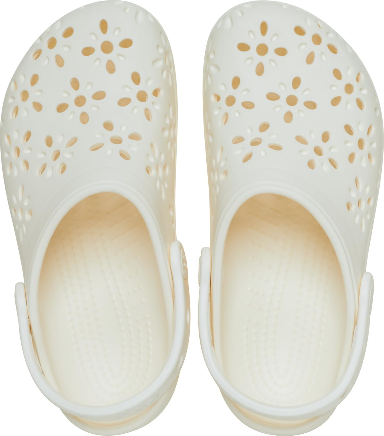 Crocs Zuecos clásicos Unisex para niños con diseño Floral Recortado