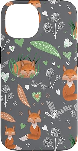 Miniatura 4 de iPhone 11 Pro Max Fox Theme - Funda para amantes de los zorros, zorros y corazones