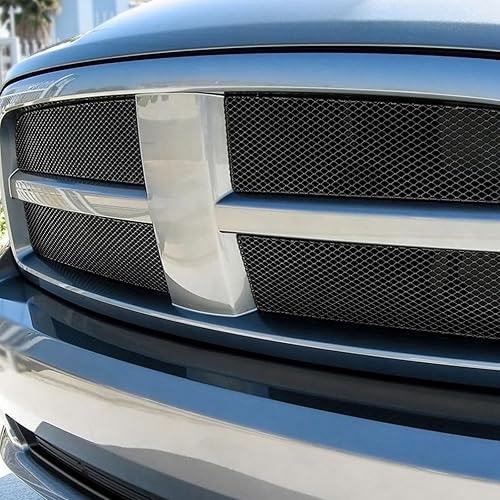 Miniatura 7 de Malla metálica negra universal de 40 "X13" Aleación de aluminio 0.118 x 0.236 in Rhombic Hole Car Grill Mesh for Front Grille Insert Bumper