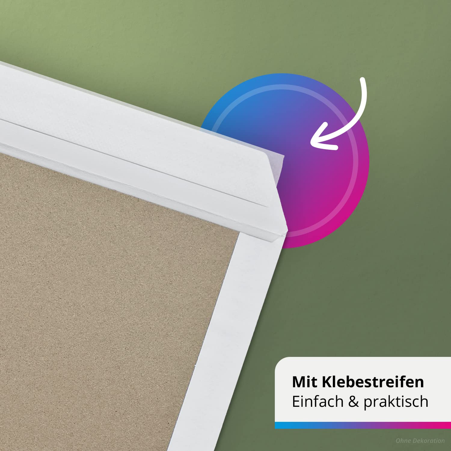 Briefumschläge C4 weiß mit Papprückwand | 100 Stück | selbstklebend ohne Fenster | Versandtaschen in PREMIUM Qualität, stabile Kuverts (229 × 324 mm) gerade Klappe | 120 g/qm Business Unterlagen