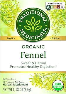 Traditional Medicinals Herbal Tea, Organic Fennel 16 ea