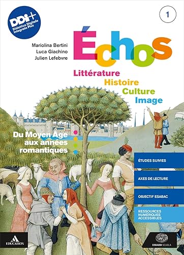 Echos. Littérature. Histoire. Culture. Image. Avec Cartes mentales, Méthode et Examen, Méthode EsaBac. Per le Scuole superiori. Con e-book. Con espansione online (Vol. 1)