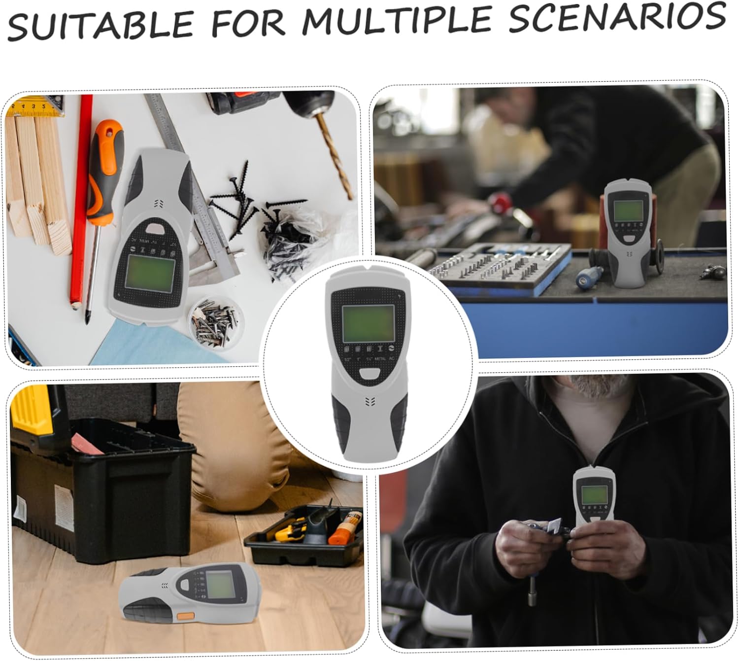 Wall Scanner Stud Detector LCD Display Metal Detector for Home Improvement