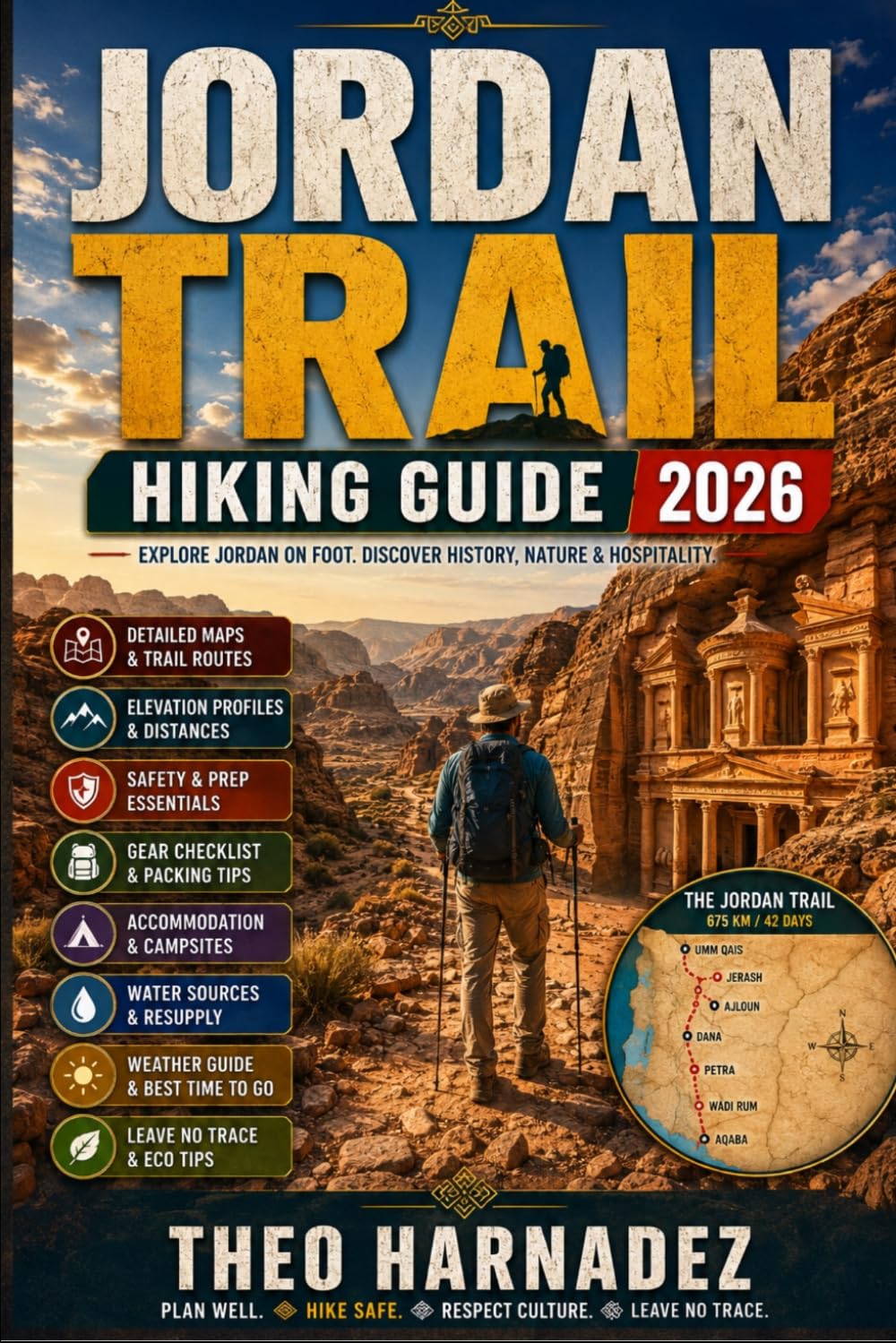 JORDAN TRAIL HIKING GUIDE: 4 (UNTAMED ROUTES SERIES)