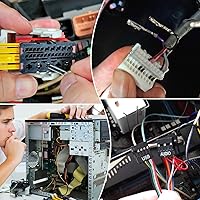 Vista 7 de Kikerike Kit de herramientas de extracción de terminales, 45 piezas, herramienta de desfilado, conector eléctrico, kit de herramientas de extracción